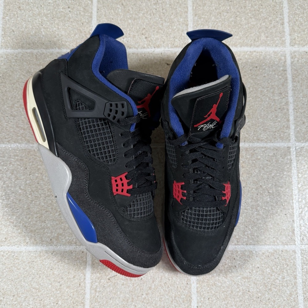 Jordan Air Jordan 4 Retro Rare Air Red Royal Blue FV5029-003 Men's Size 11.5